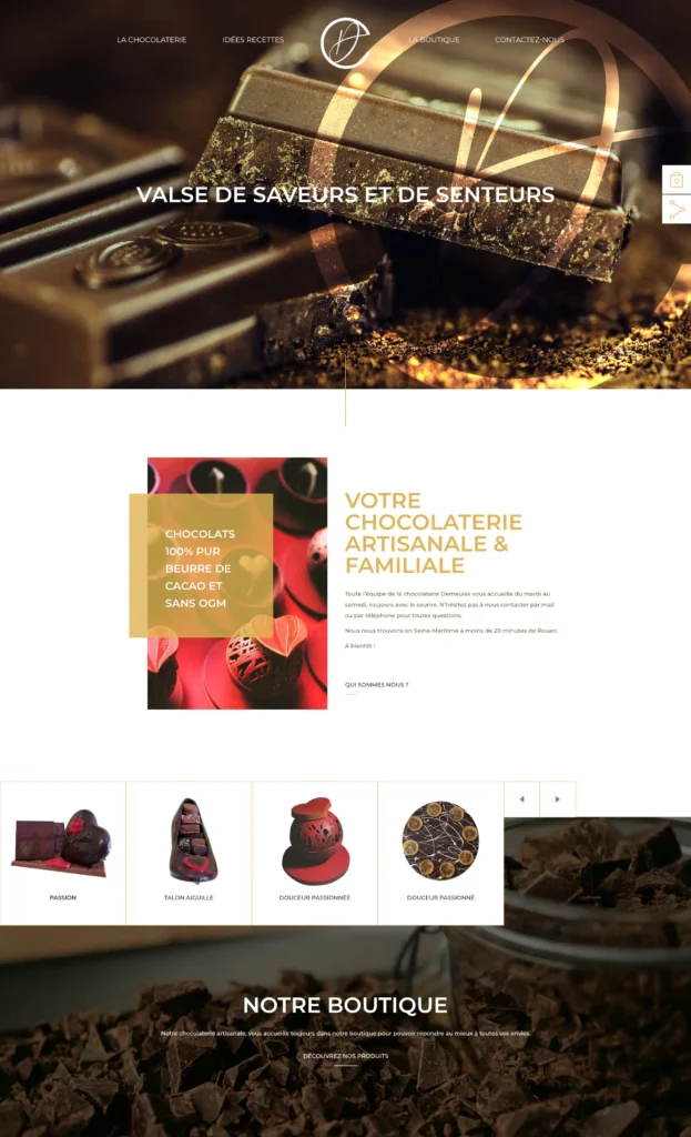 Steve Pétrel - Studio graphique - Chocolaterie Demeules