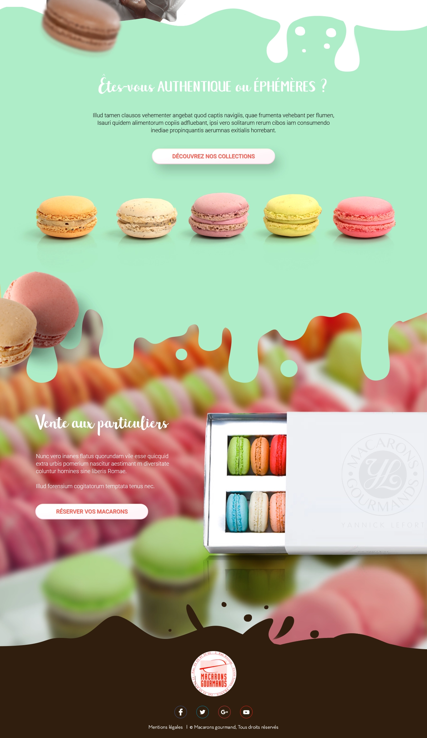 Steve Pétrel - Studio graphique - Macarons gourmands