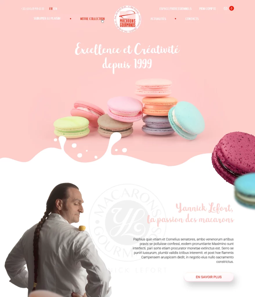 Steve Pétrel - Studio graphique - Macarons gourmands