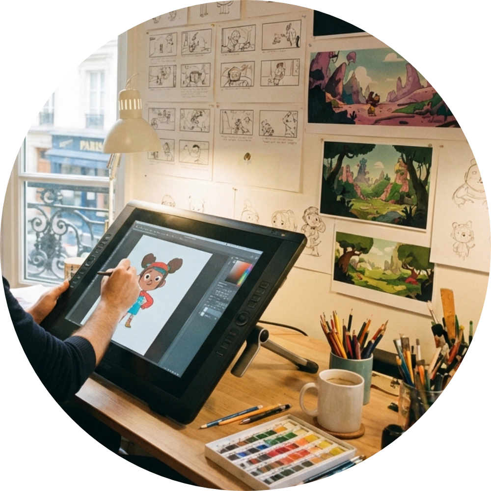 Steve Pétrel - Studio graphique - Illustration pour les maisons d’édition jeunesse