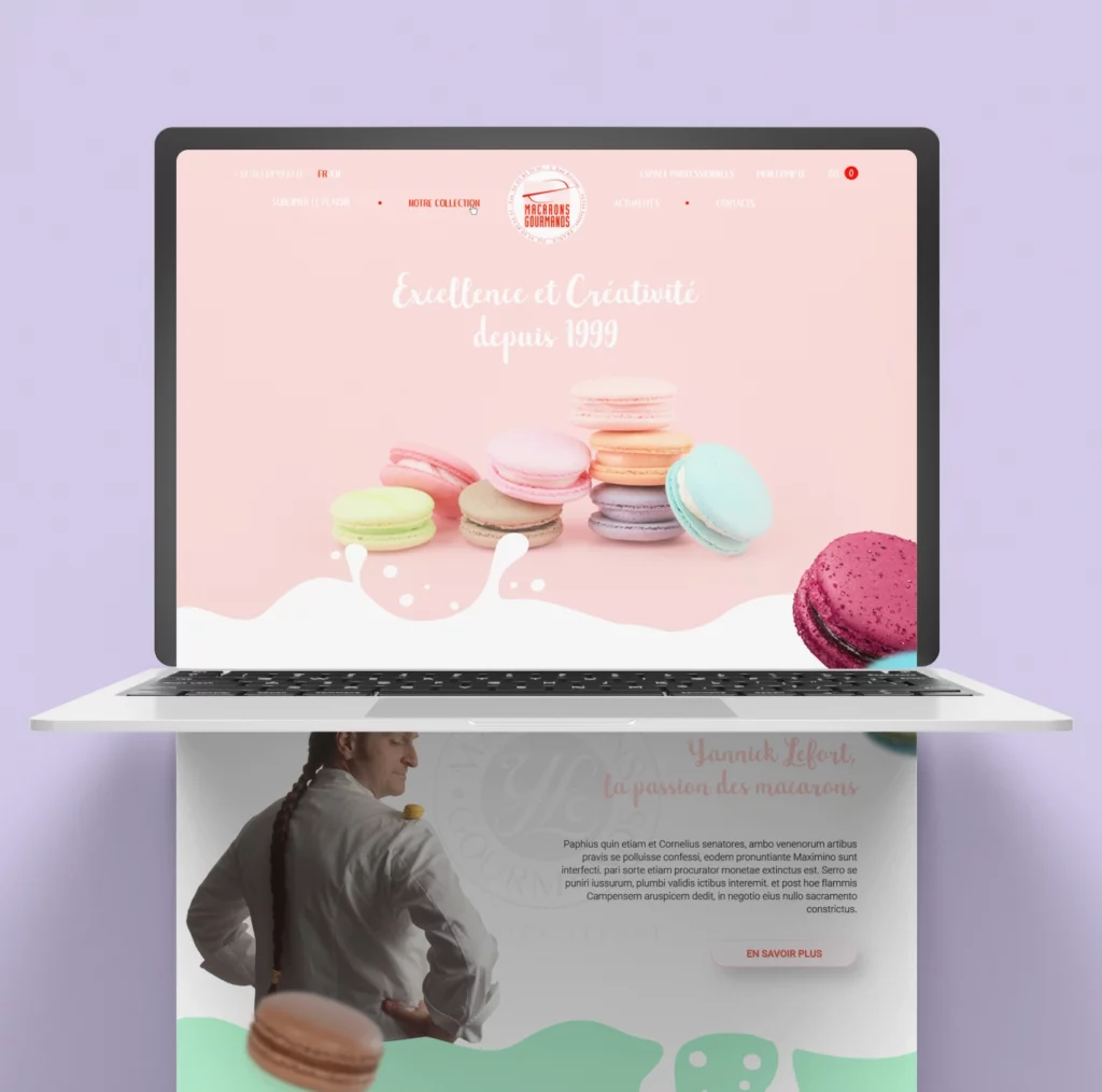 Steve Pétrel - Studio graphique - Macarons gourmands